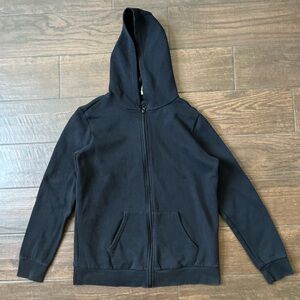 Black Zip-Up Hoodie